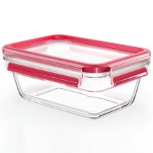 Tefal - Food container 0,85 l MSEAL GLASS red/glass