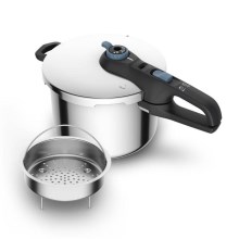 Tefal - Pressure cooker 8 l SECURE TRENDY stainless steel