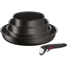Tefal - Set of cookware INGENIO ECO RESIST with a titanium surface 5 pcs