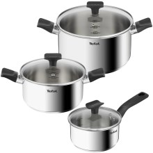 Tefal - Set of pots 6 pcs DELICIOUS stainless steel