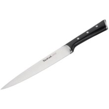 Tefal - Stainless steel carving knife ICE FORCE 20 cm chrome/black