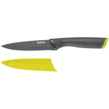 Tefal - Universal stainless steel knife FRESH KITCHEN 12 cm grey/green