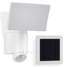 Telefunken 304706TF - LED Solar wall floodlight with sensor LED/6W/3,7V IP44 white