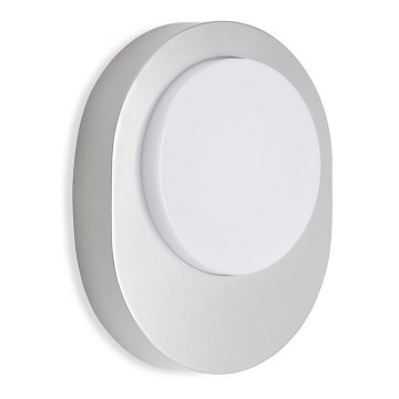 Telefunken 312004TF - LED Outdoor wall light LED/8W/230V IP44 silver