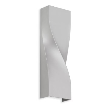 Telefunken 312704TF - LED Outdoor wall light 2xLED/5,5W/230V IP44 silver