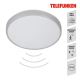 Telefunken 601604TF - LED Bathroom ceiling light with sensor LED/12W/230V IP44 d. 29 cm