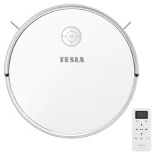 TESLA Electronics RoboStar - Smart robotic vacuum cleaner 2in1 2600 mAh Wi-Fi white + remote control