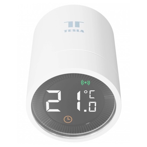 TESLA Smart - Smart wireless thermostatic head with LCD display 2xAA