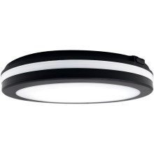 Top Light - LED Bathroom light COMET LED/24W/230V 3000/4000/6500K IP54 d. 30 cm black