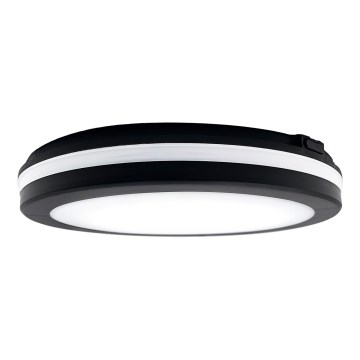 Top Light - LED Bathroom light COMET LED/24W/230V 3000/4000/6500K IP54 d. 30 cm black