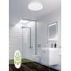 Top Light - LED Dimmable bathroom ceiling light TWISTER LED/51W/230V IP44 + remote control