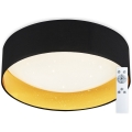 Top Light - LED Dimmable ceiling light LED/24W/230V+ remote control black