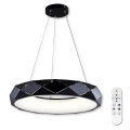 Top Light - LED Dimmable chandelier on a string LED/45W/230V black + remote control