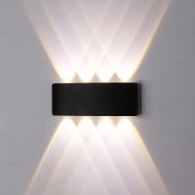 Top Light - LED Outdoor wall light RAY LED/8W/230V IP44 4000K black