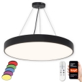 Top Light - LED RGB Dimmable chandelier on a string LED/60W/230V Wi-Fi Tuya black + remote control