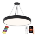 Top Light - LED RGB Dimmable chandelier on a string LED/60W/230V Wi-Fi Tuya black + remote control