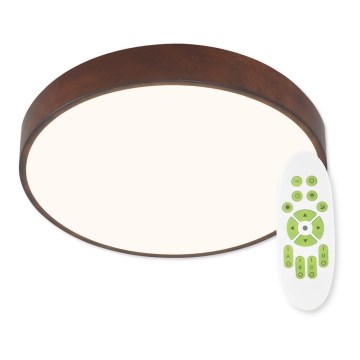 Top Light Metal 40CO RC-LED Dimmable ceiling light METAL LED/51W/230V brown + remote control