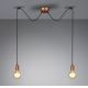 Trio - Chandelier on a string CORD 2xE27/60W/230V