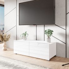 TV table CALABRINI 37x100 cm white