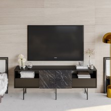 TV Table DERIN 65x180 cm black