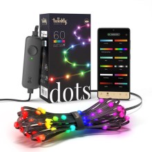Twinkly - LED RGB Dimmable strip DOTS 60xLED 7m Wi-Fi