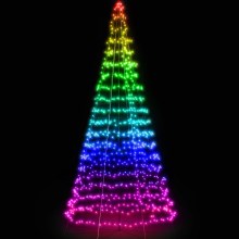 Twinkly - LED RGB Outdoor Christmas tree LIGHT TREE 300xLED 2m IP44 Wi-Fi