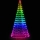 Twinkly - LED RGBW Dimmable outdoor Christmas tree LIGHT TREE 300xLED 2m IP44 Wi-Fi