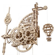 Ugears - 3D wooden mechanical puzzle Wall clock Aero