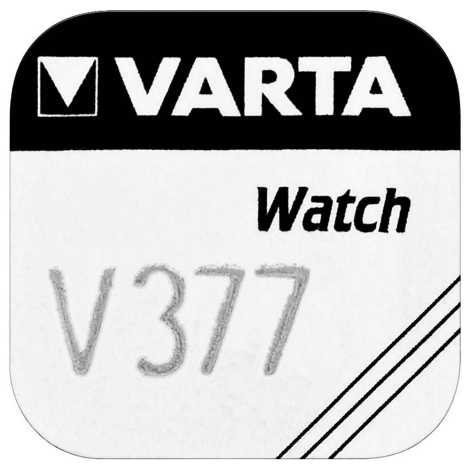 Varta 3771 - 1 pc Silver-oxide button cell battery V377 1,5V