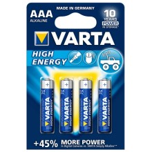 Varta 4903 - 4 pcs Alkaline battery HIGH ENERGY AAA 1,5V