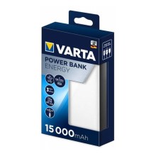 Varta 57977101111 - Power Bank ENERGY 15000mAh/2x2,4V white