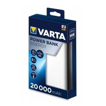 Varta 57978101111  - Power Bank ENERGY 20000mAh/2x2,4V white