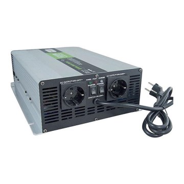 Voltage converter 2000W/12/230V + UPS