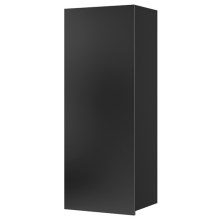 Wall cabinet PAVO 117x45 cm black