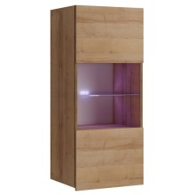 Wall cabinet PAVO 117x45 cm brown