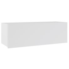 Wall cabinet PAVO 35x105 cm white