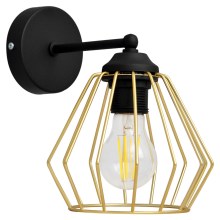 Wall lamp AGAT 1xE27/60W/230V gold/black