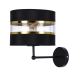 Wall lamp ANDY 1xE27/40W/230V black/gold