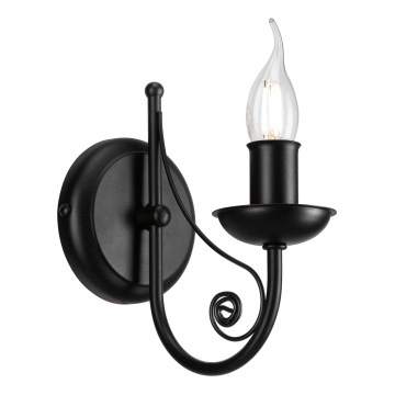 Wall lamp DONATO 1xE14/40W/230V black