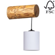 Wall lamp FORESTA 1xE27/25W/230V pine - FSC certified