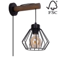 Wall lamp MUG 1xE27/15W/230V pine - FSC certified