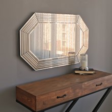 Wall mirror 60x100 cm bronze