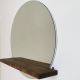 Wall mirror with a shelf SUNSET 70x70 cm pine