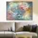 Wall painting on canvas 70x100 cm multicolored