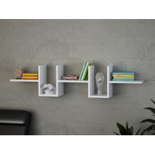 Wall shelf ALONZA 20x130 cm white