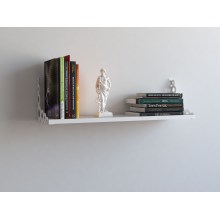 Wall shelf BALONCUK 20x60 cm white