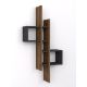 Wall shelf EMSE 108x53,8 cm brown/anthracite