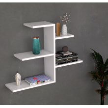 Wall shelf GAMI 48x82 cm white