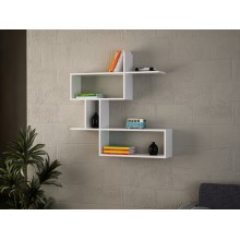 Wall shelf MONTERA 107x107 cm white