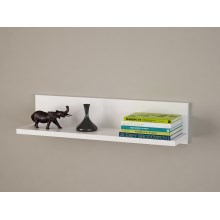 Wall shelf NOVELLA 14x60 cm white